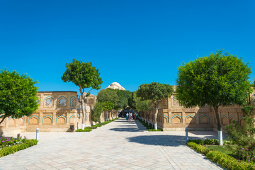 The main entrance to the memorial complex Bahouddin Naqshbandi i