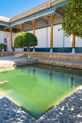 The patio in the memorial complex Bahouddin Naqshbandi in Bukhar