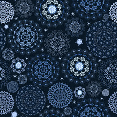 magic seamless texture with graceful arabesques for your design