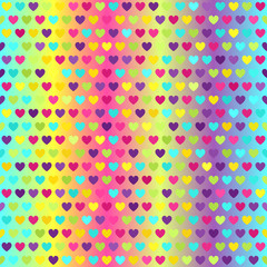 Heart pattern. Vector seamless background