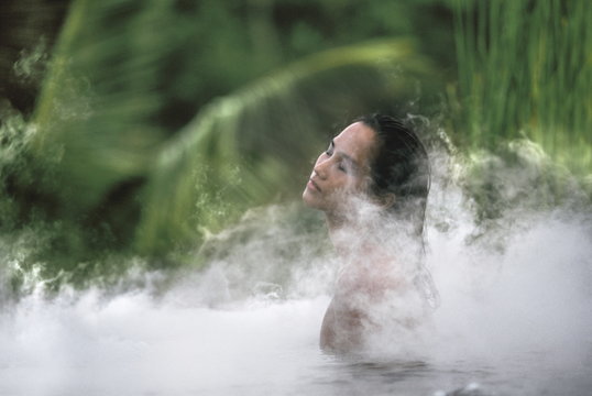 Hot steam bath, Kirana Spa, Bali, Indonesia