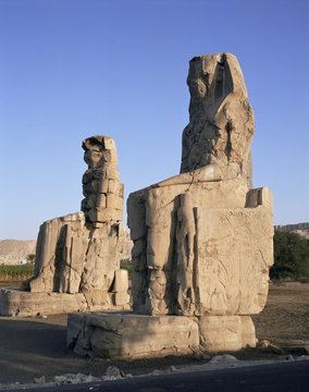Colossi of Memnon, Thebes, Egypt