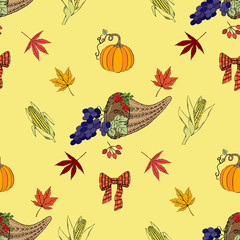 Thanksgiving Seamless Pattern