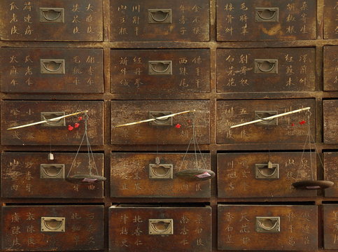 Chinese Pharmacy in Malacca, Malaysia