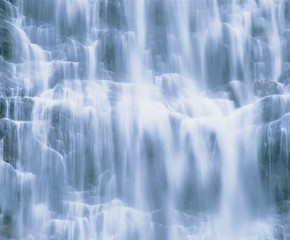 Fototapeta na wymiar Waterfall close-up