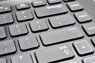 Enter Key Close Up