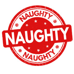 Naughty sign or stamp