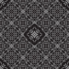 Damask seamless classic pattern. Vintage Baroque delicate background. Classic ornament for wallpapers, textile, fabric. Exquisite floral baroque template.