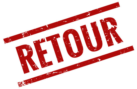 Retour Stempel rot