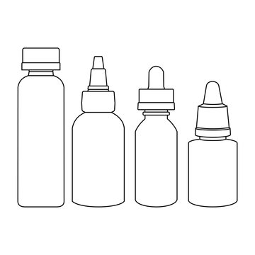 e-liquid bottles