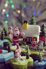 diy Xmas ornament to decor in winter holiday