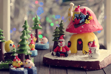 diy Xmas ornament to decor in winter holiday