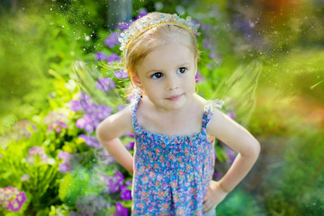 Girl fairy, summer angel © julijacernjaka