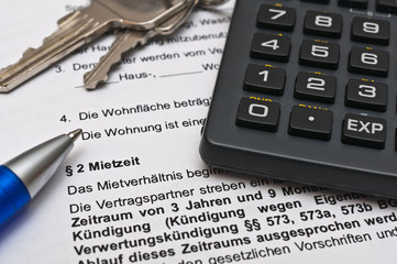 Mietvertrag