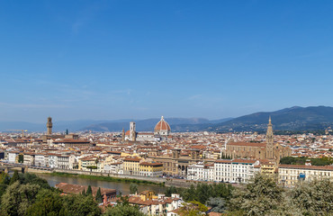 Fototapeta premium Florence view from Piazzale Michelangelo