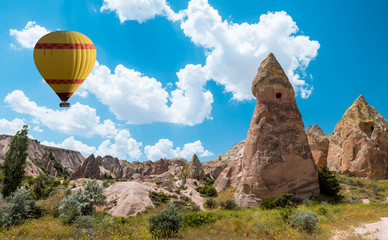 Fototapeta na wymiar air balloon in Cappadocia, Turkey