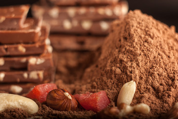 Mountain of chocolate