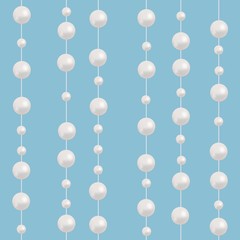 Pearl background seamless pattern