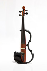Electric violin isolated