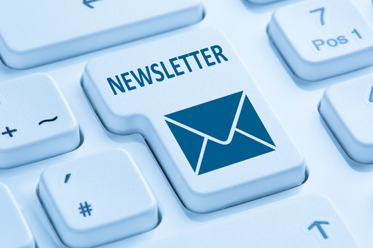 Newsletter senden Internet Business Marketing Kampagne Brief Tas