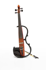 Electric violin isolated