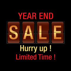 Year End sale background