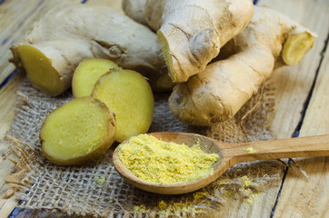 Fresh ginger root