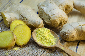 Fresh ginger root
