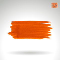 Brush stroke and texture. Vector design. Underline and border.