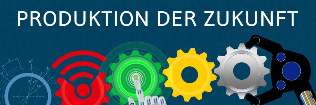i4b95 Industrie4Banner i4b - Produktion der Zukunft - IT-Sicherheit - Vernetzung in der Industrie 4.0 - 3zu1 xxl g4806