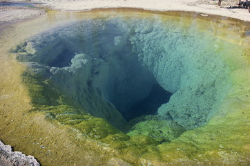 The Morning Glory Pool, Yellowstone National Park, Wyoming
