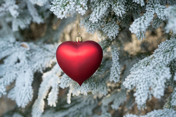 Fototapeta premium Heart of Christmas 