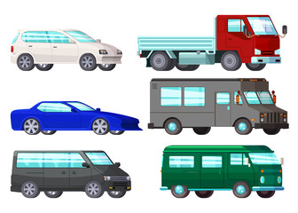 Naklejka premium Orthogonal Business Cars Set