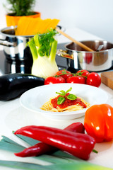still life in the kitchen- mediterran food