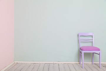 room chair color wall Mint pink
