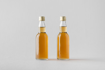 Miniature Spirits/Liquour Bottle Mock-Up - Two Bottles