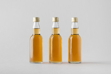 Miniature Spirits/Liquour Bottle Mock-Up - Three Bottles