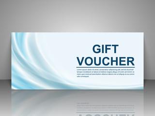 Gift voucher template.
