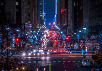 Nachtverkehr auf der 42 Street in New York City © goodman_ekim