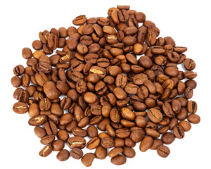 Fototapeta premium Pile of roasted coffee beans