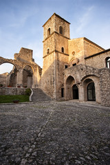 Fototapeta na wymiar Abbey of Goleto Sant'Angelo dei Lombardi (AV)