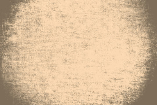 Grunge brown scratched  background - layer for photo editor.