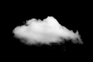 white clouds on black