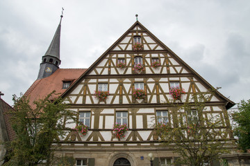 Katharinenspital und Spitalkirche in Forchheim, Deutschland