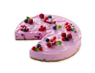 Cheese cake with berries