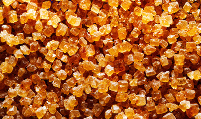 Brown rock candy