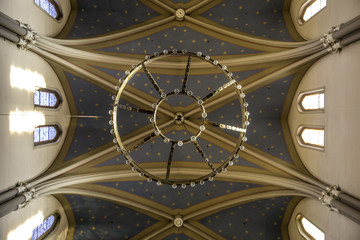 Kronleuchter in der Marktkirche in Wiesbaden