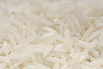 Full frame of uncooked rice