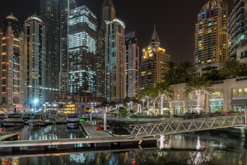 Naklejka na ściany i meble Dubai Marina in the UAE