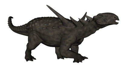 Fototapeta premium Sauropelta dinosaur - 3D render